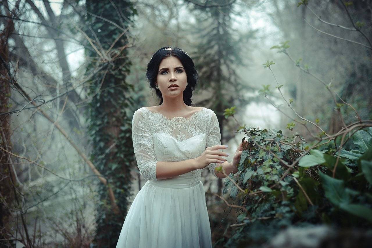 весна, лес, туман, Надежда Заручевская