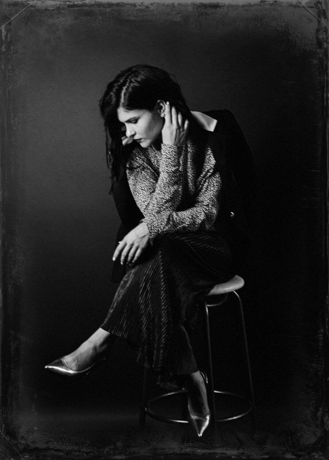 студийное фото постановка чб, Вера Шамраева