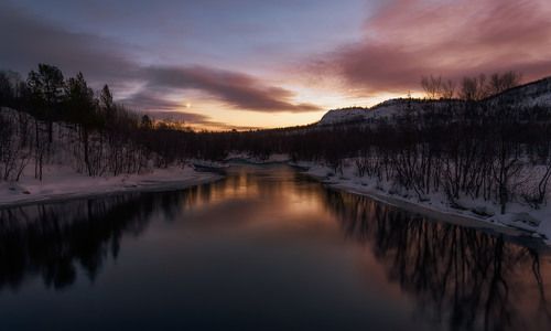 Northern sunset.