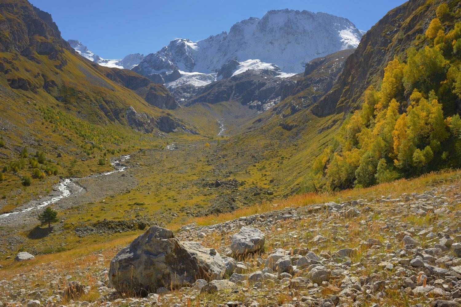 горы кавказ осень уллу-тау, Александр Жарников