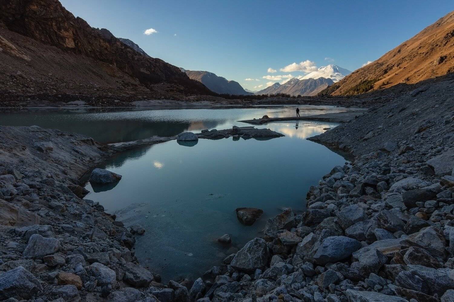 горы, эльбрус,кавказ,озеро, Бевцик Светлана