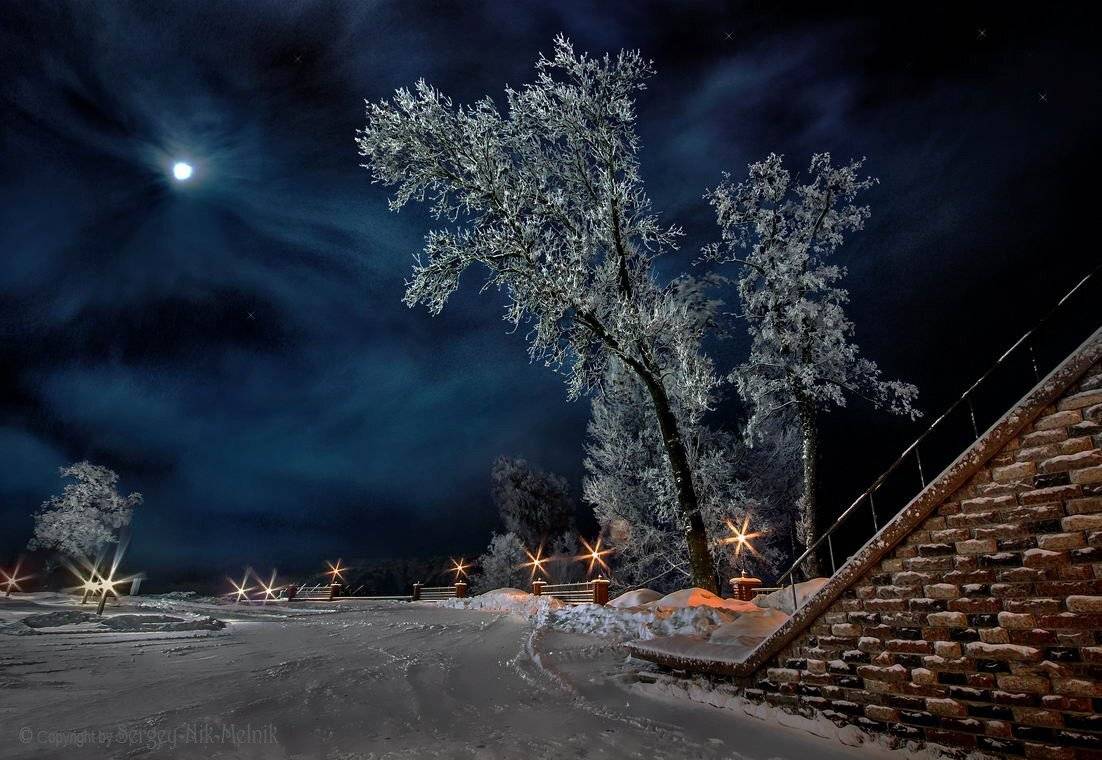 беларусь, замок, луна, мир, несвиж, ночь, радзивиллы, Melnik-oy Serg-N-