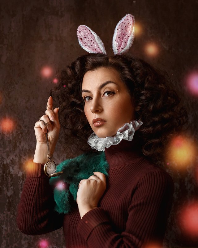 новый год, портрет, костюм, автопортрет Нескучный автопортрет фото превью