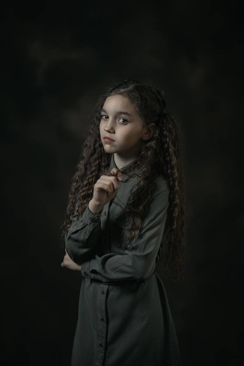 девочка портрет кудри волосы girl portrait hair, Вероника Баласюк