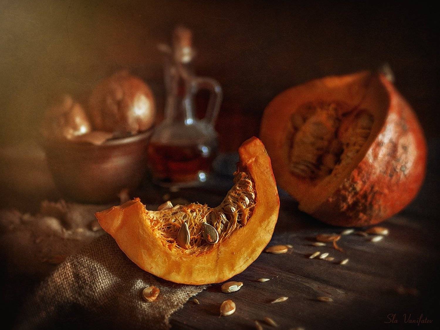 натюрморт, тыква, Вячеслав Ванифатьев
