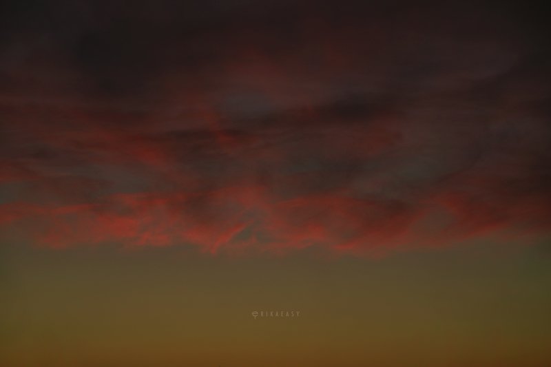 закат evening sky фото превью