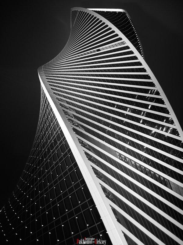 monochrome, black, white, bw, b&w, blackwhite, black&white, russia,  чб, монохром Evolution Tower фото превью