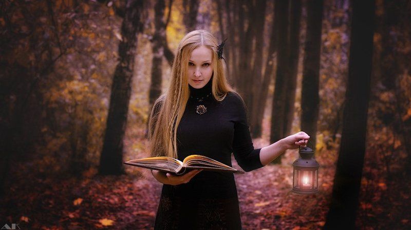 lantern, book, portrait, forest Pathfinder фото превью