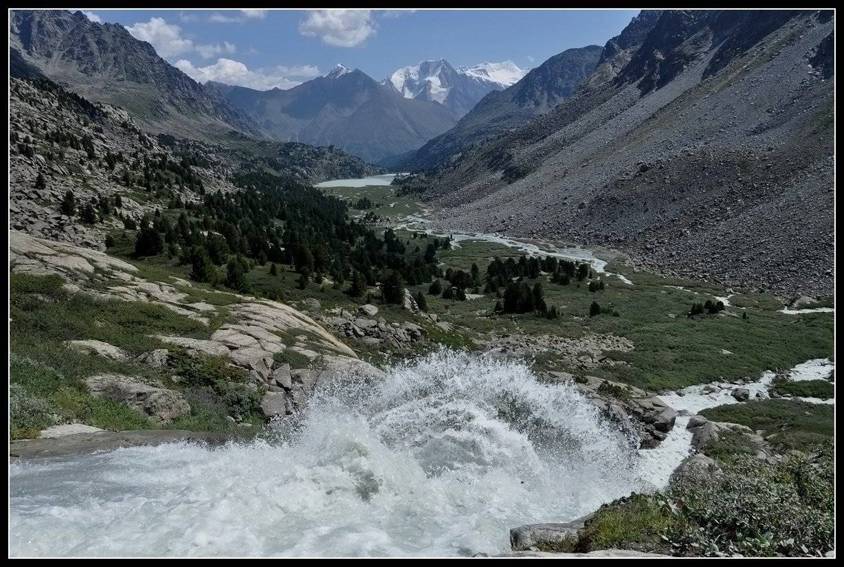 алтай, оз. дарашколь, г. белуха, водопад, АНАТОЛИЙ ДОВЫДЕНКО
