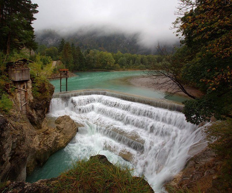 германия, бавария, фюссен на краю фото превью