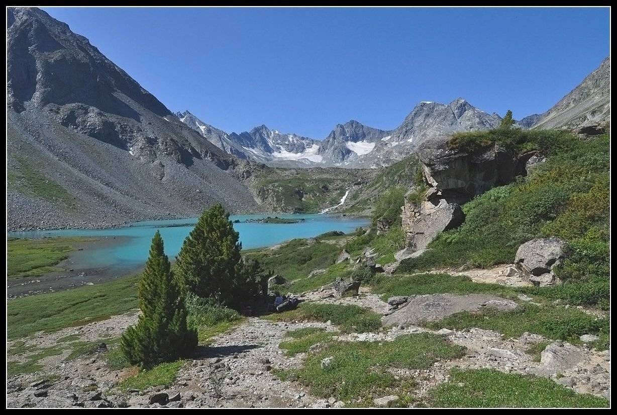 алтай, катунский хр. долина р. тегеек, озеро, АНАТОЛИЙ ДОВЫДЕНКО