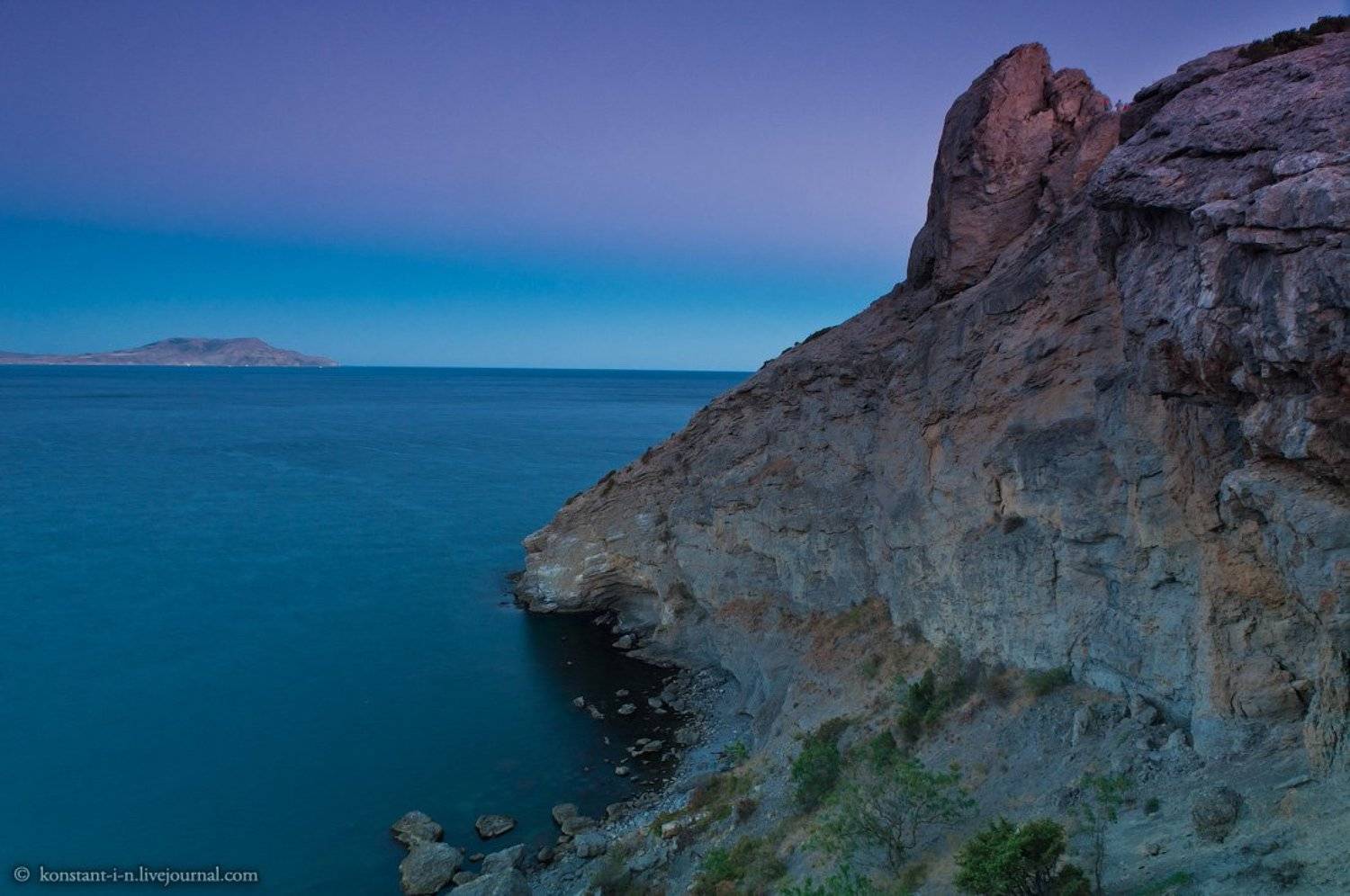 пейзаж, море, закат, Konstant-i-n