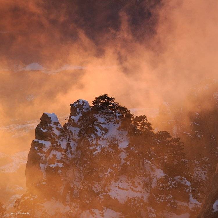 kovalenko, крым, пейзаж, туман, демерджи, закат, Юрий Коваленко