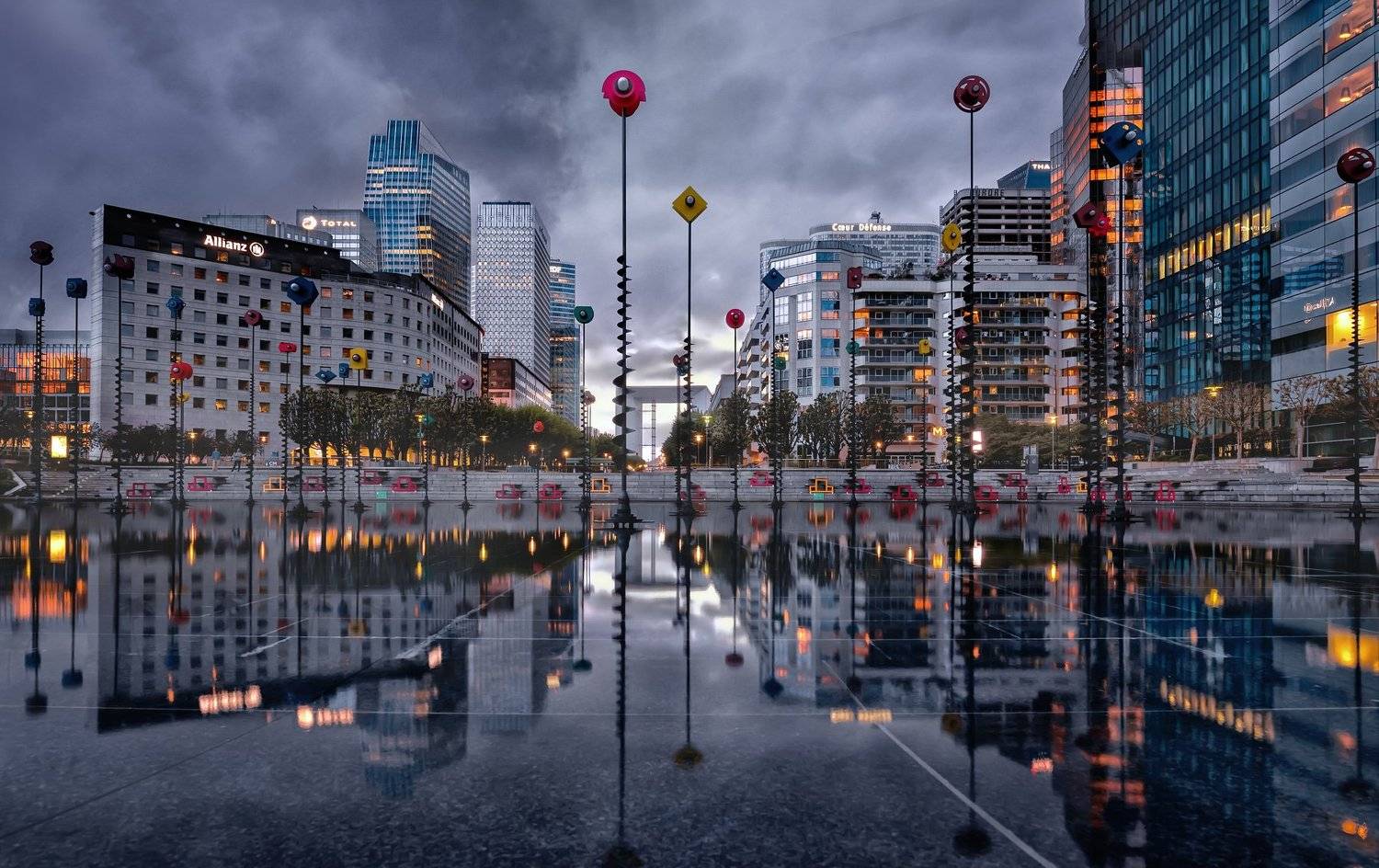 город,архитектура.бассейн,отражения, Тамара