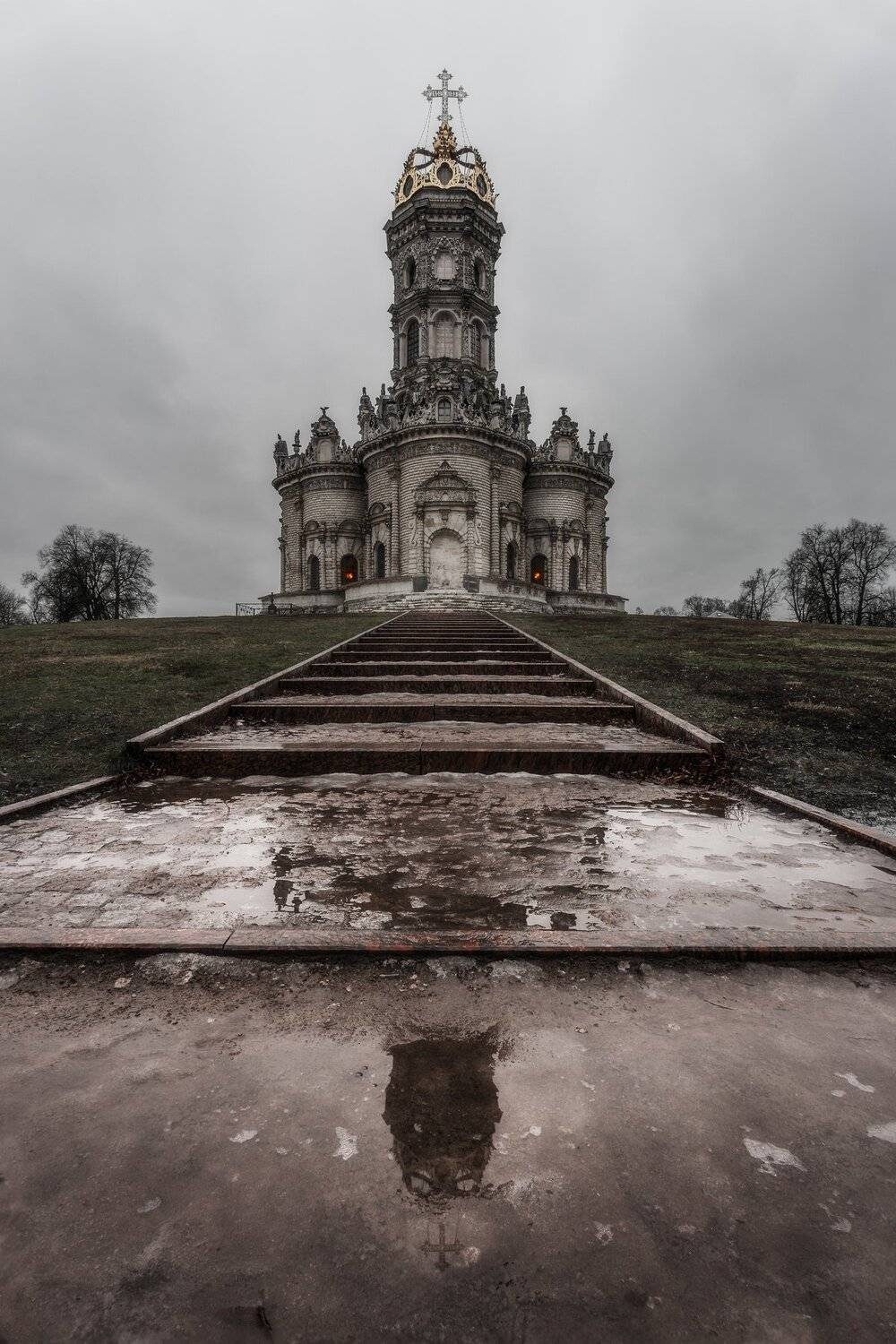 архитектура, пейзаж, природа, отражение, церковь, Подольск, Дубровицы, Мартыненко Дмитрий