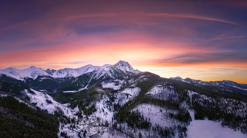 Вид на пик Гевонт - Татры фото превью