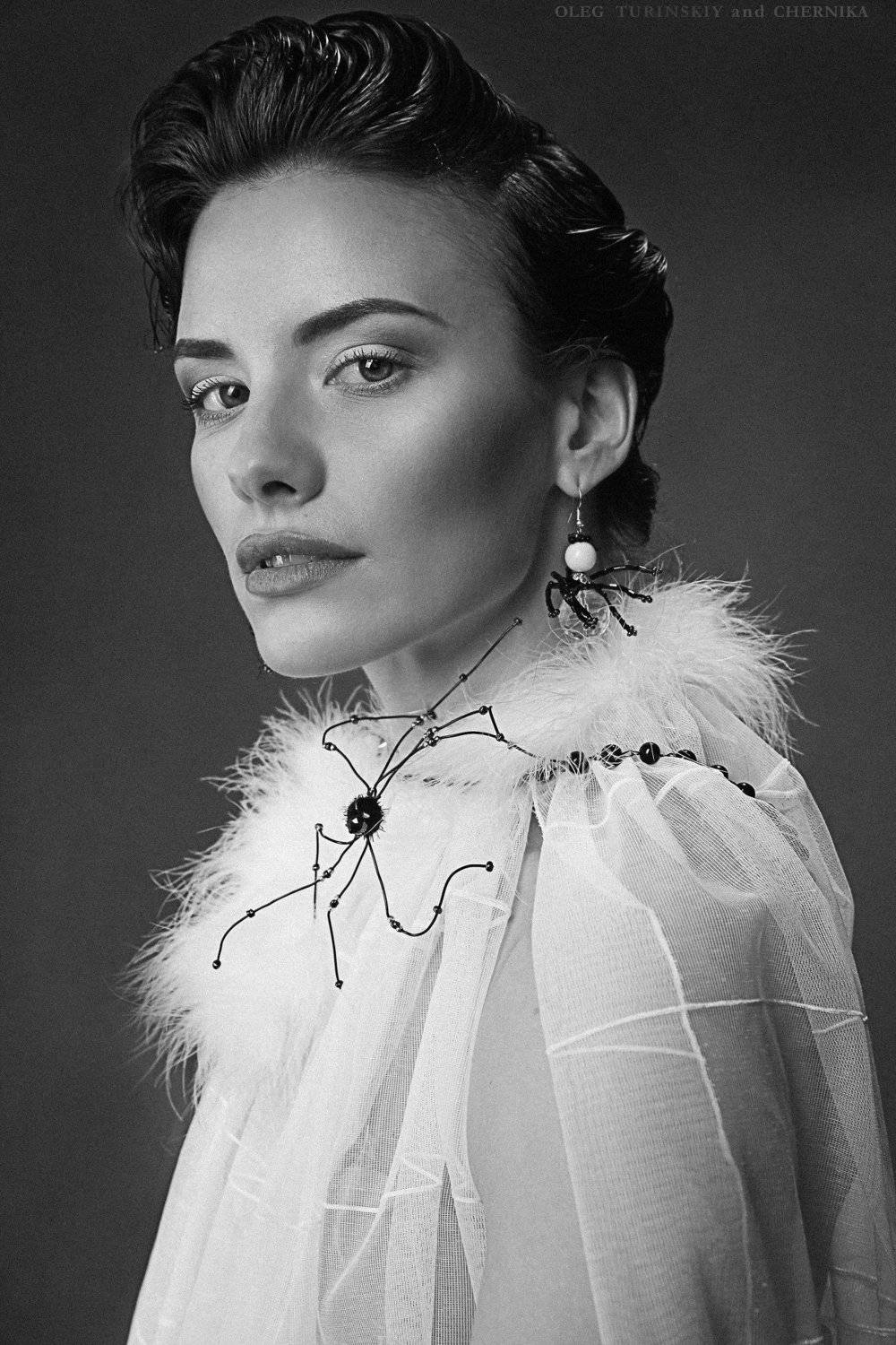 чб женщина взгляд девушка, Олег Туринский