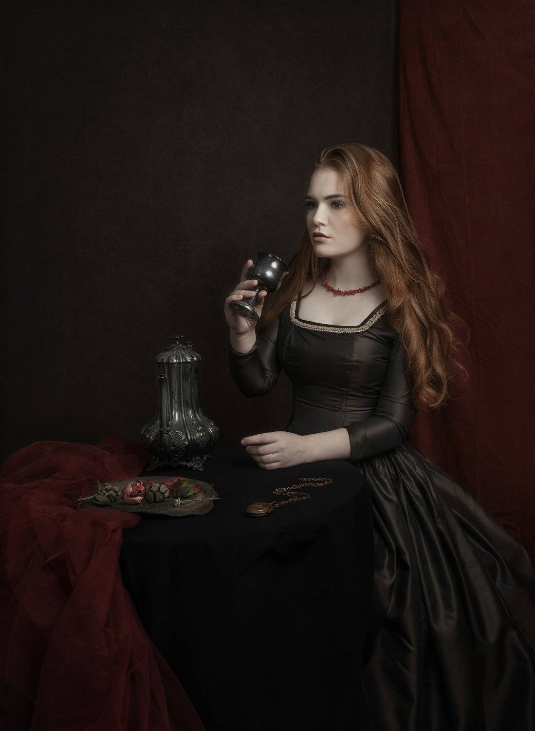 fine art , постановочная фотография ,жанровый портрет, губы , portrait, Natalia Kholodova