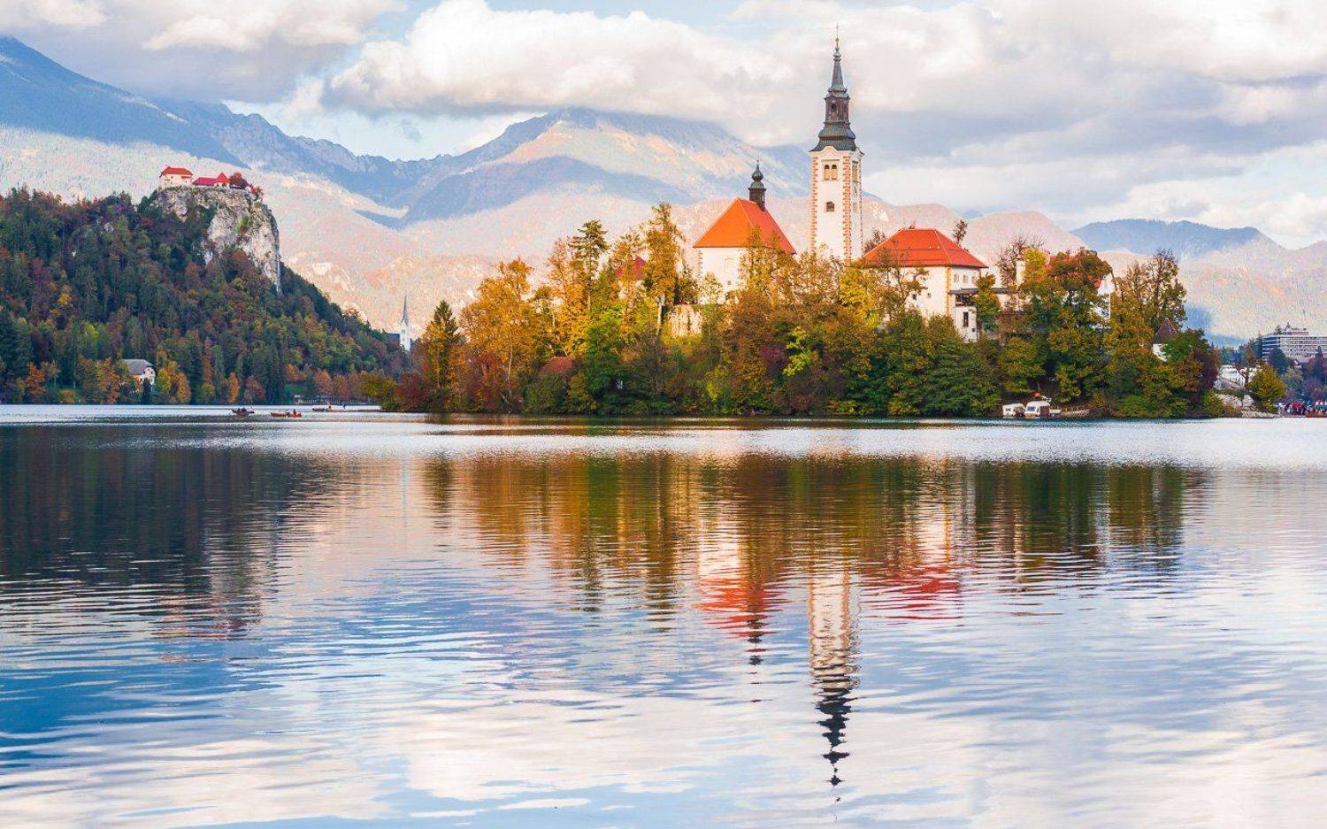 блед,озеро,церковь, словения, Алексей Котлов