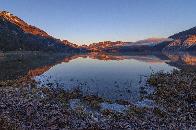 Морозное утро фото превью