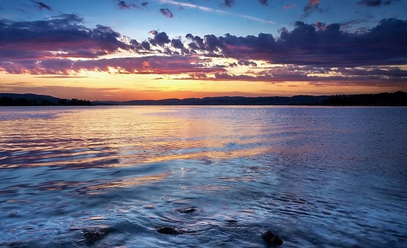 Вечер на озере... фото превью