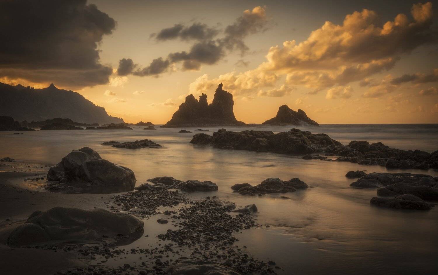 пляж, океан, закат, Александр Безмолитвенный