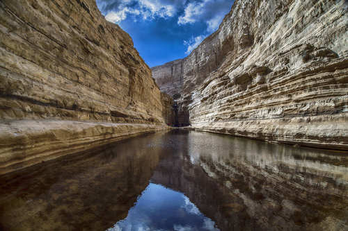 Ein Avdat,canyon in the Negev Desert of Israel