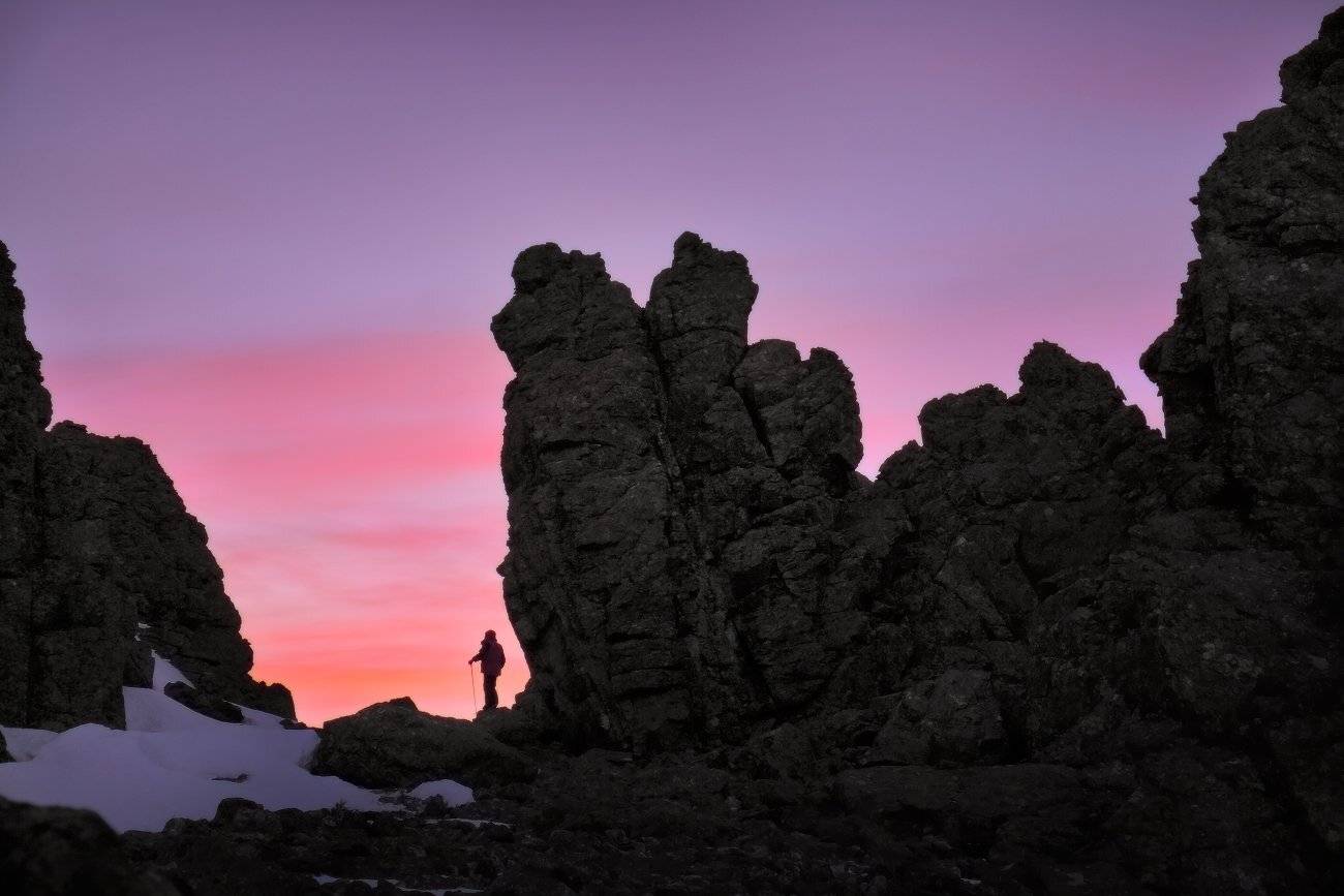 урал, горы, скалы, небо, рассвет, серебрянский камень, Сергей Макурин