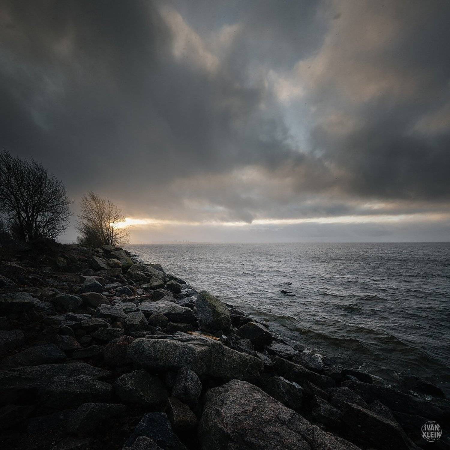 зима, декабрь, море, залив, спб, питер, санкт-петербург, петербург, лахта, волны, снег, свет, пейзаж, берег, Иван Клейн