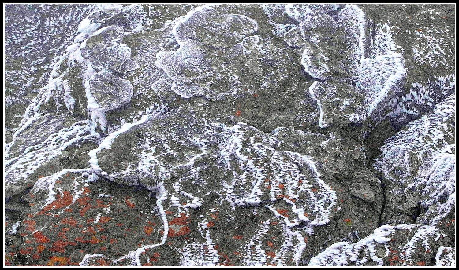 узоры,снег,камень,, Marat Magov