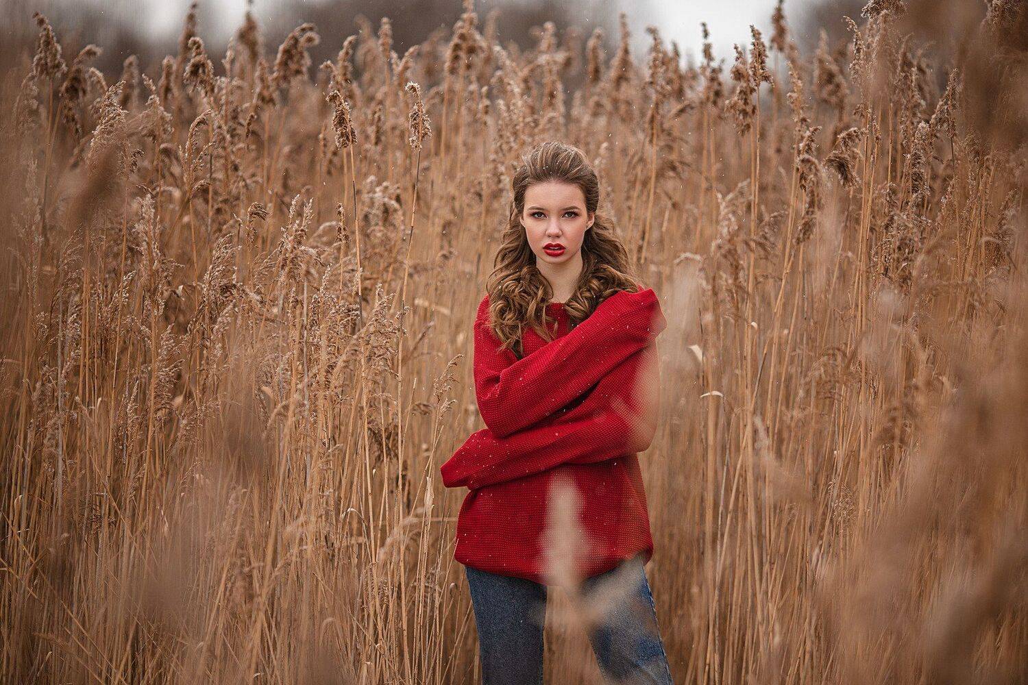 девушка, модель, портрет, фотосессия, макияж, гламур, зима, beauty, perfect, pretty, model, modeling, young, winter, make-up, Владимир Васильев