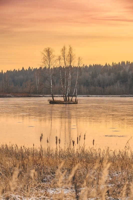 Закат под Красногорском фото превью