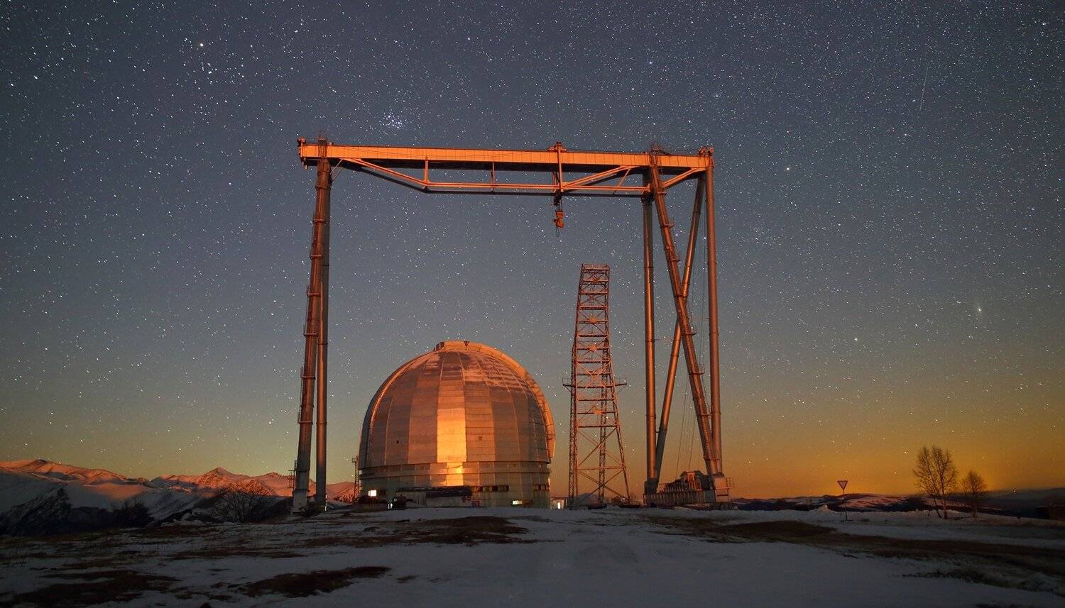 ночь бта обсерватория ночной пейзаж астрофотография звезды созвездия, Михаил Рева