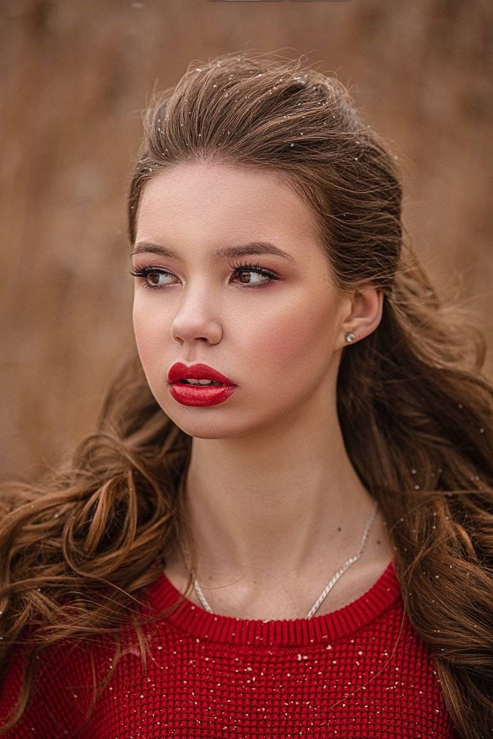 девушка, модель, портрет, фотосессия, макияж, гламур, зима, beauty, perfect, pretty, model, modeling, young, winter, make-up, Владимир Васильев