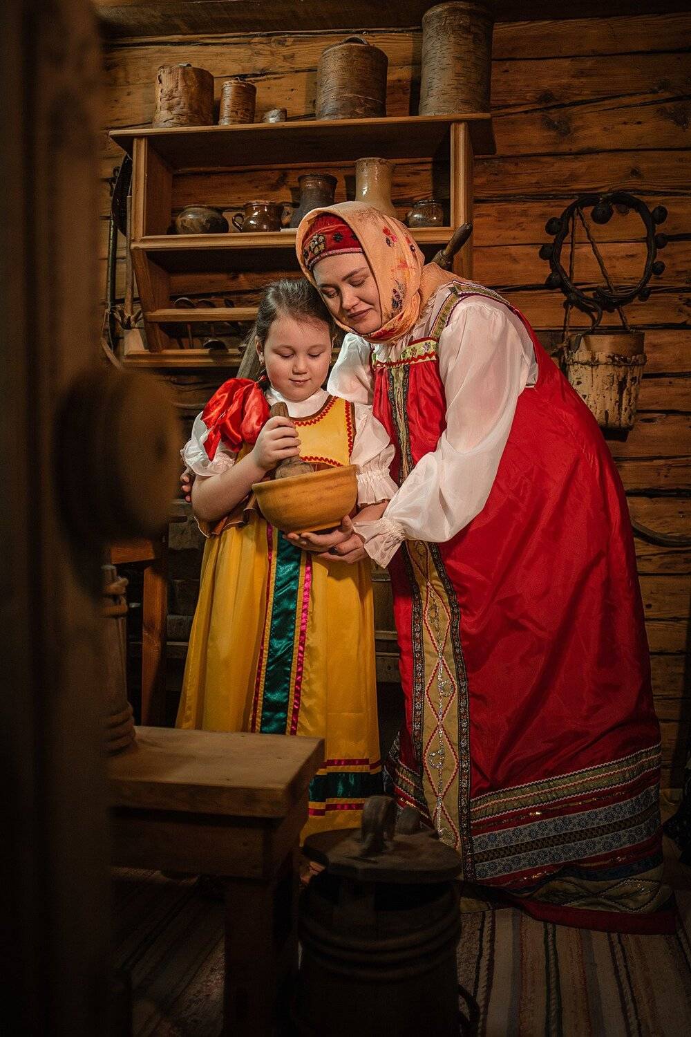 мама, дочь, девушка, девочка, фотопроект, фотосессия, жанровый портрет, портрет, старина, музей, кулебаки, portrait, girl, young girl, mother, daughter, genre portrait, museum, Владимир Васильев