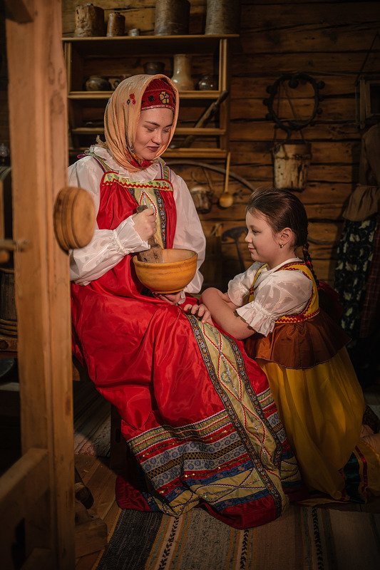 Русский народный быт крестьянских времён... фото превью