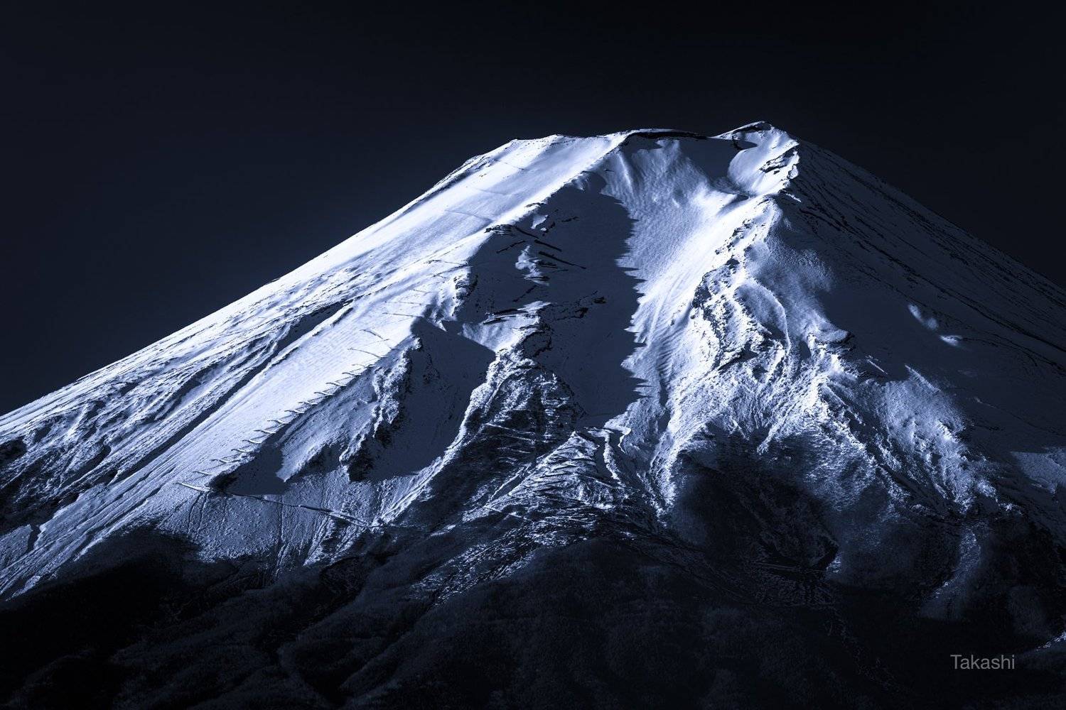 Fuji,Japan,mountain,snow,top,winter,, Takashi