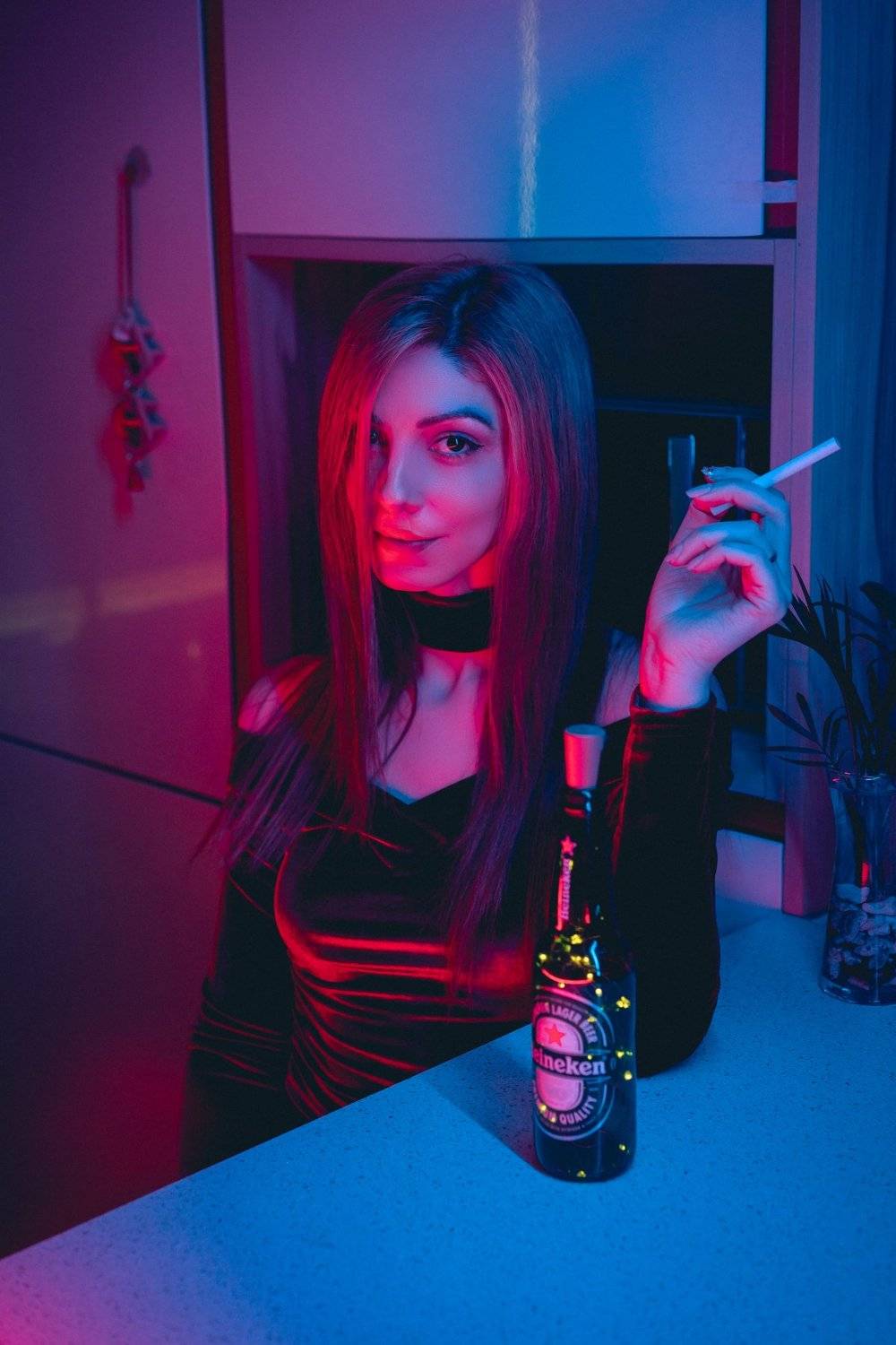 beauty,led,art,woman,girl,cigar,dark,lighting,sony,a9, moonlight_mermaid