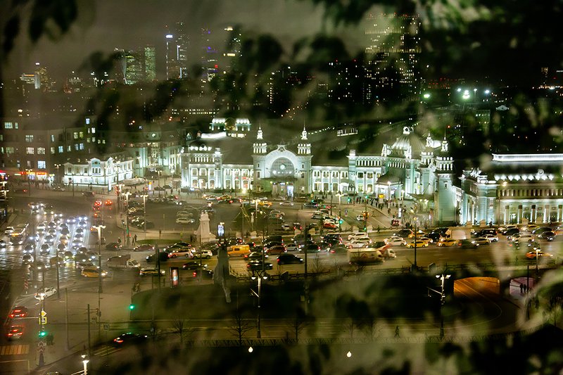 Moscow at night фото превью