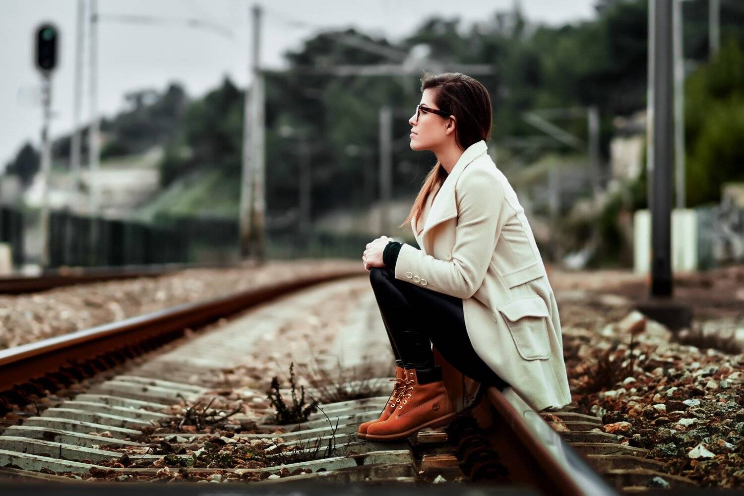 Lisbon Winter Woman, Pedro Courelas