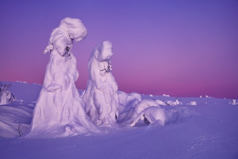 урал, зима, гух, рассвет Снега обетованные фото превью