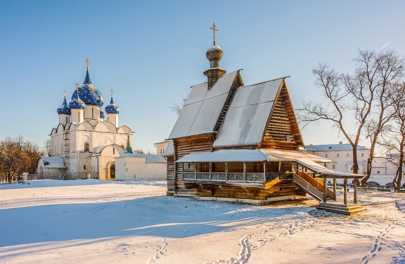 Суздальский Кремль. Никольская деревянная церковь фото превью