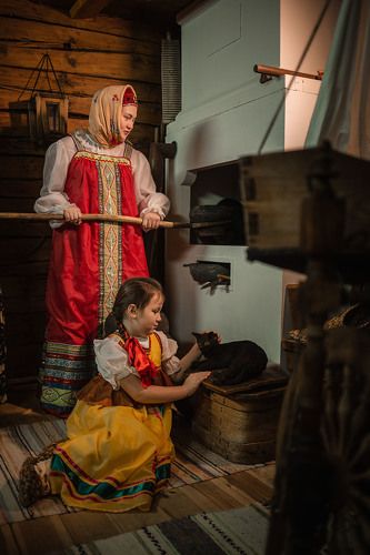 Русский народный быт крестьянских времён...