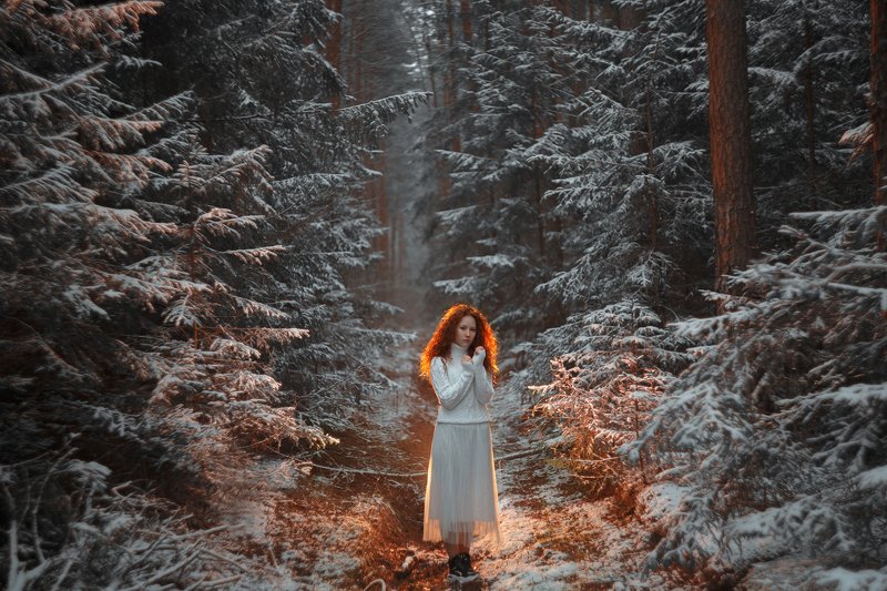 Рыжая фото превью