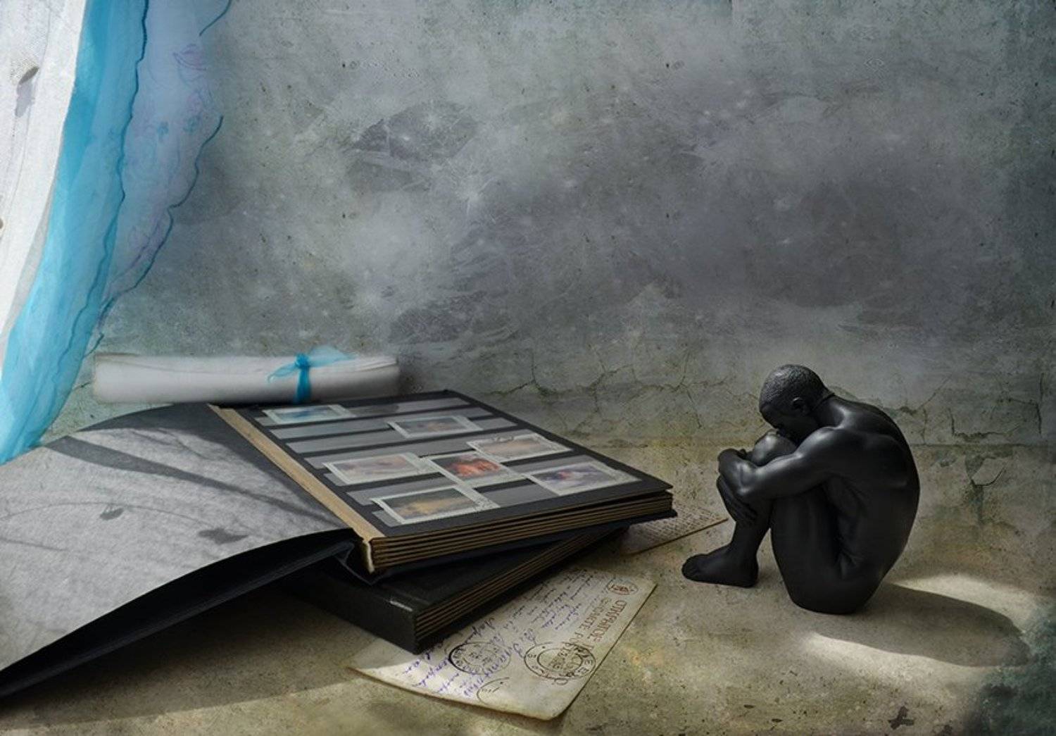 натюрморт, альбом, марки, письма, свет, любовь, Eлена Шовкопляс