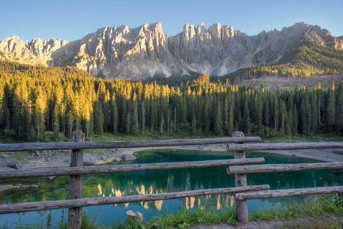 вечер на озере Карецца