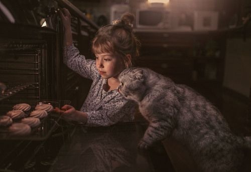 На пищеблоке.