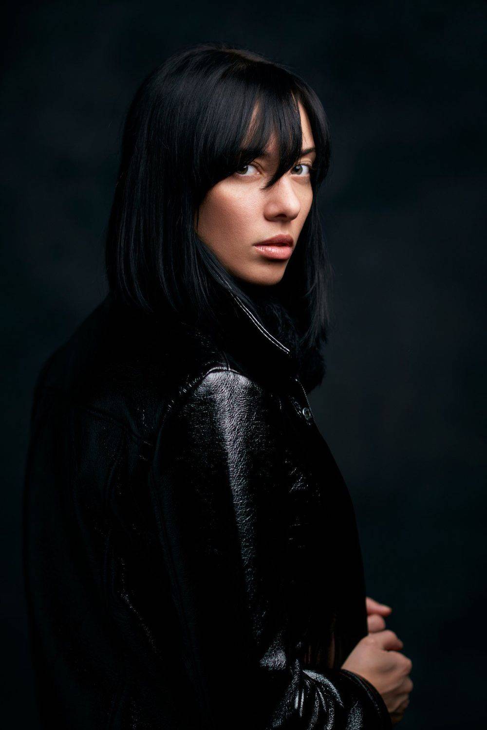 портрет, portrait, girl, woman, black, low key, sony, look, Наташа Высоцкая
