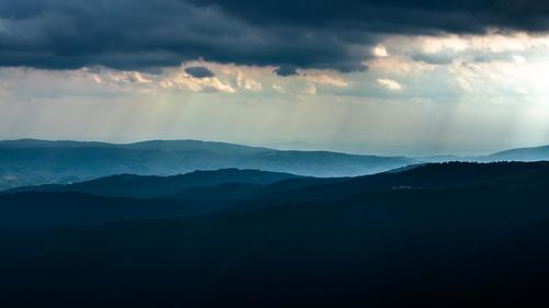 View from the top of Hoverla