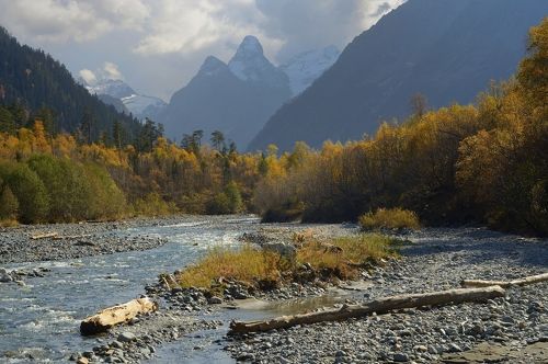 Осень,Псышское ущелье